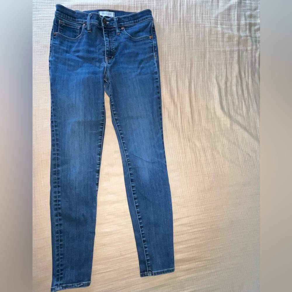 Madewell Dark Blue Women's Skinny Jeans 9” High Rise size 29